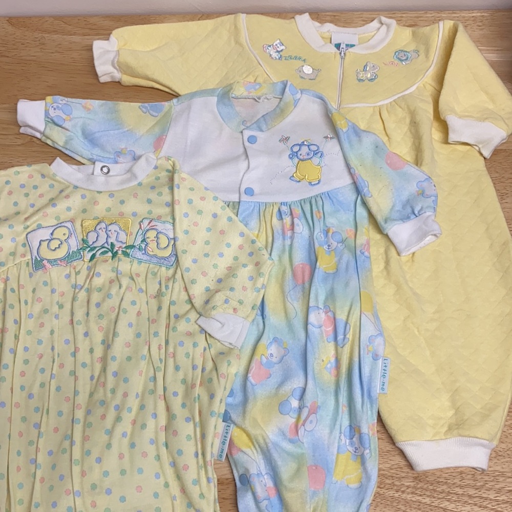 Little Me Baby Pajamas Vintage